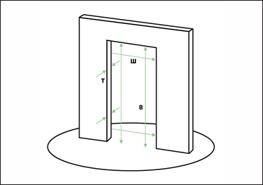 Transición En particular almuerzo Cómo hacer las mediciones de las puertas de interior abatibles y del vano  de la puerta • Belwooddoors